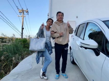 お友達が泊まりに来てくれました